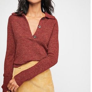 Free people Henley sweater